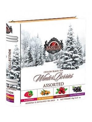 BASILUR Winter Berries Book Assorted plech 32x2g (7773)