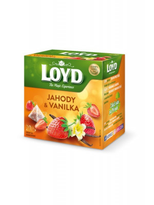LOYD čaj Jahoda a vanilka 20x2g (LY29)