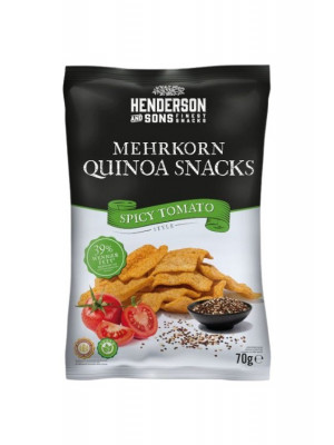 Henderson & Sons Snack viaczrnná quinoa pikantná paradajka 70g