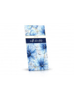 selllot Belgická mliečna čokoláda - Modré kvety 100 g (0738)
