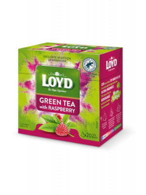 LOYD čaj Green Raspberry 20x1,5g (LY50)