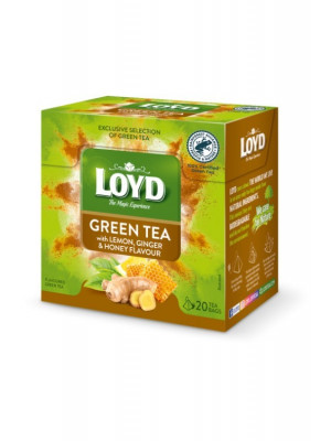 LOYD čaj Green Lemon, Ginger, Honey 20x2g (LY49)