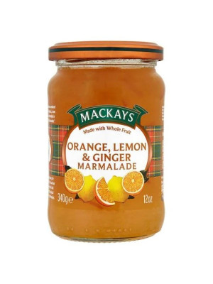 Marmelada orange, lemon a ginger 340g Mackays