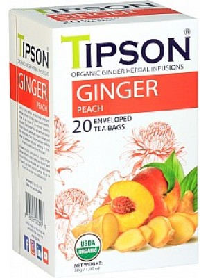 TIPSON BIO Ginger Peach 20x1,5g (5182)