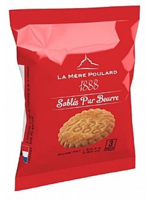La Mere Poularde Sables French Butter 3 biscuits 23,4g (9150)