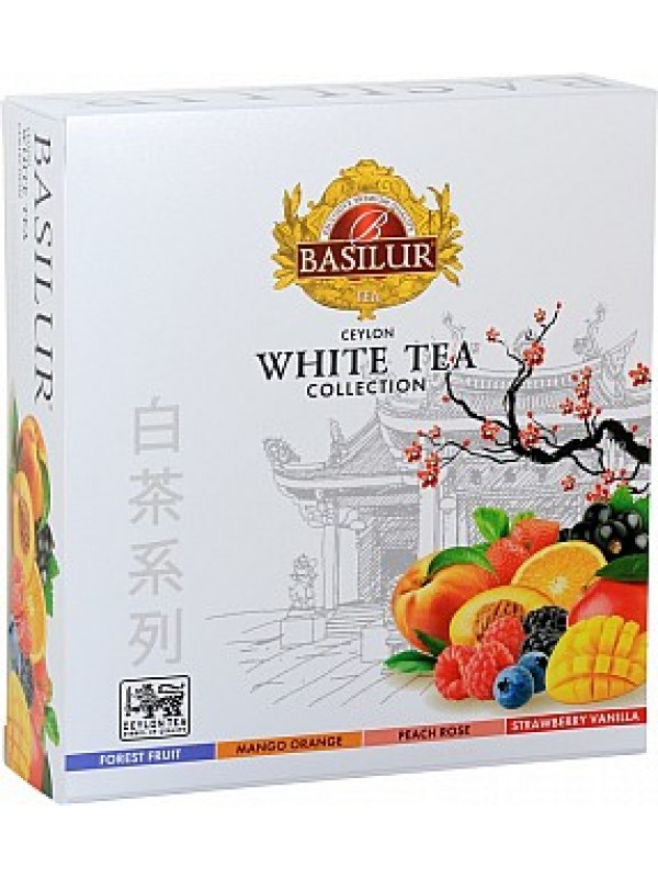 BASILUR White Tea Assorted prebal 40 gastro sáčkov (4289)