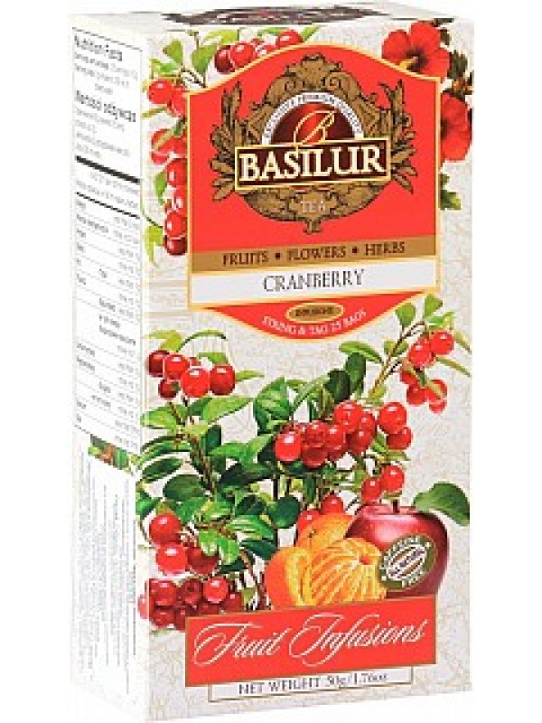 BASILUR Fruit Cranberry neprebal 25x2g (7331)