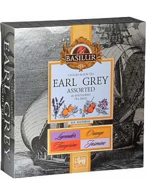 BASILUR Earl Grey Assorted prebal 40 gastro sáčkov (7741)