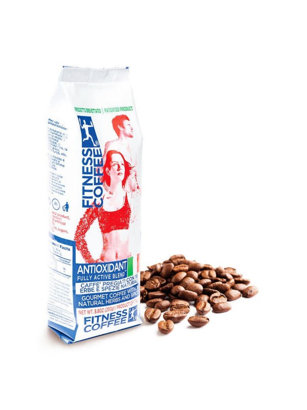 FITNESS COFFEE Antioxidant Fully AB 250 g - zrnková