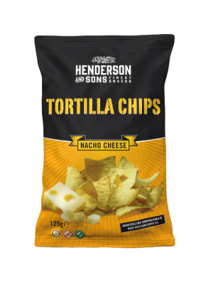 Henderson & Sons Tortilla chips Nacho Cheese 125g