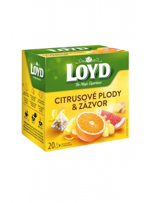 LOYD čaj Citrusové plody a zázvor 20x2g (LY37)