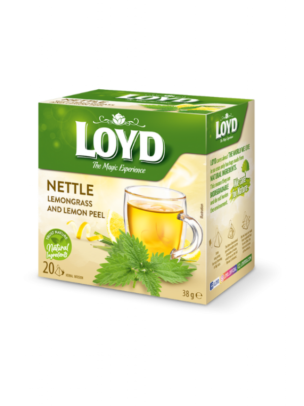 LOYD čaj Žihľava a citrónová kôra 20x2g (LY14)